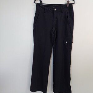 Eddie Bauer Women’s Size 4 Black Trekking Cargo Pants Mesh Lined Top